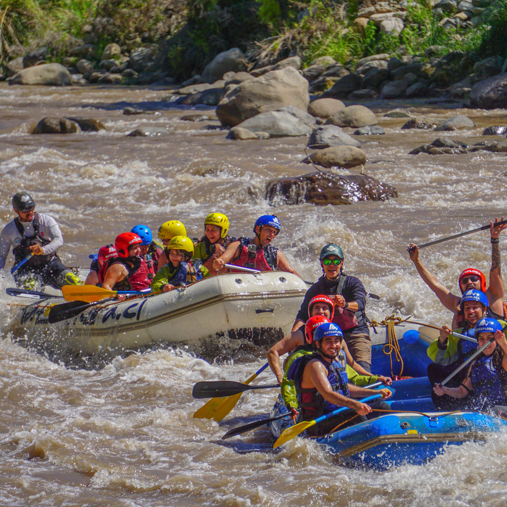 turismo rafting en el cajon del maipo